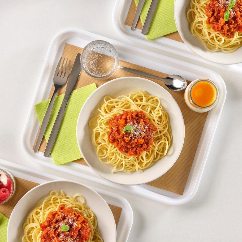 Spaghettis à la bolognaise de seitan